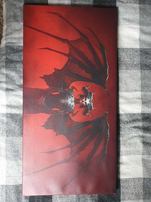 Картина на полотні жінка демон Діабло Ліліт 40см х 80см