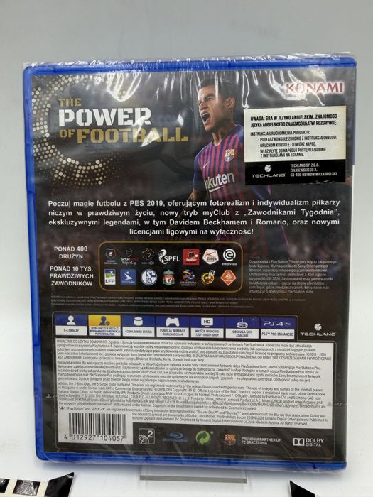 Nowa PES 2019 Ps4 Gwarancja PL
