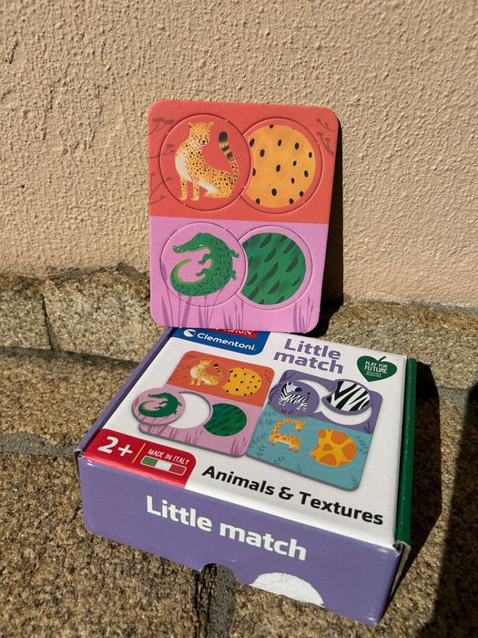 Jogo dos animais e texturas