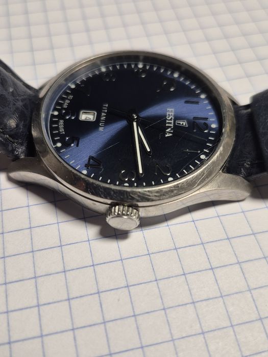 Zegarek Festina Titanium Date - damski stan dobry plus. Brak baterii