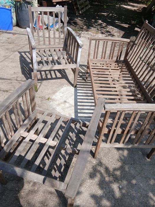 Conjunto cadeiras jardim