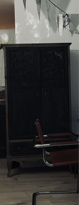 Stara szafa prowansalska ludwikowska drewno