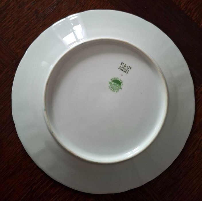 Антикварні тарілки Limoges Bernardaud B&C France, початок XX століття