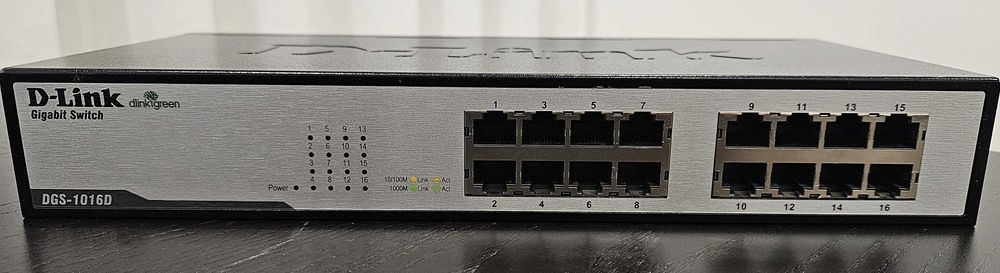 Switch Gigabit 16 Portas D-Link DGS-1016D