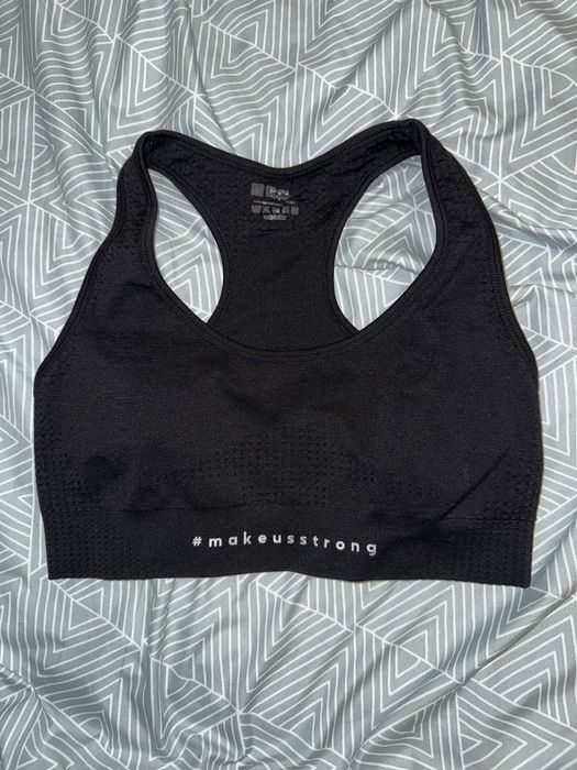 Czarny sportowy top M