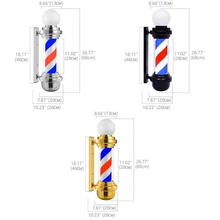 Barber Pole Novas (Fazemos Entregas em 1 dia)
