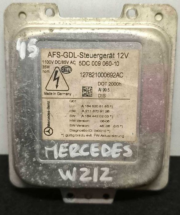 Balástro Xénon / Módulo LED A1648208185 - MERCEDES-BENZ M-CLASS