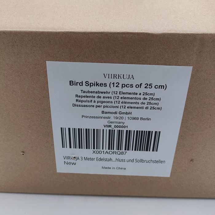 Metalowe kolce składane 3m moduł 25 cm