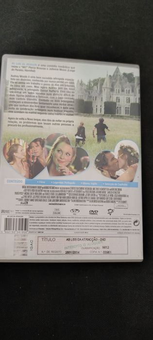 DVD As leis da atração usado