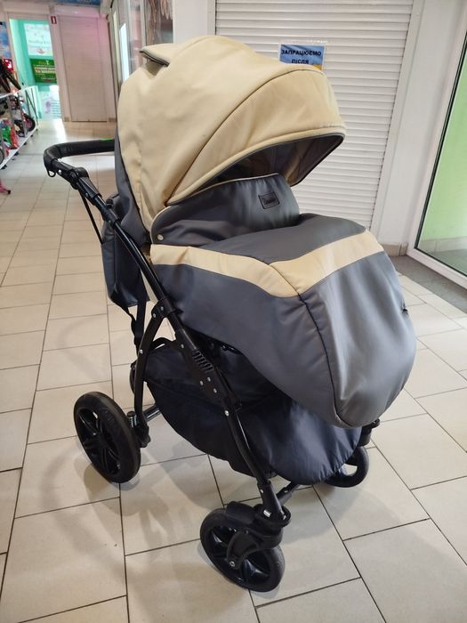 Дитяча каляска 2 в 1 Victoria Gold Classic Еко-шкіра