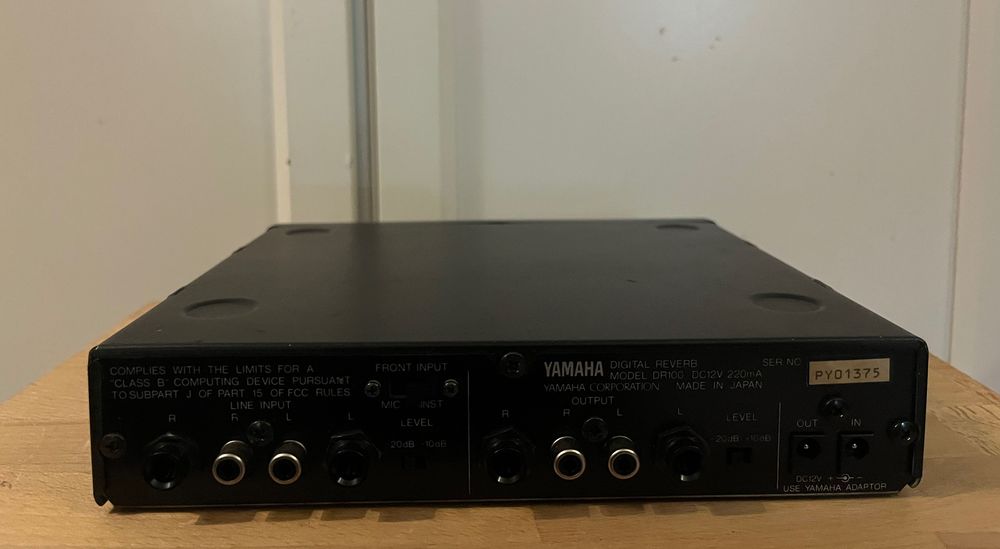 Yamaha  Digital Reverb DR 100 Made in Japan