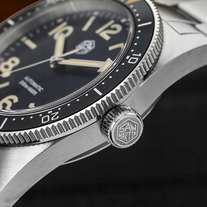 Zegarek San Martin SN0139 | AUTOMATIC 20ATM SAPPHIRE
