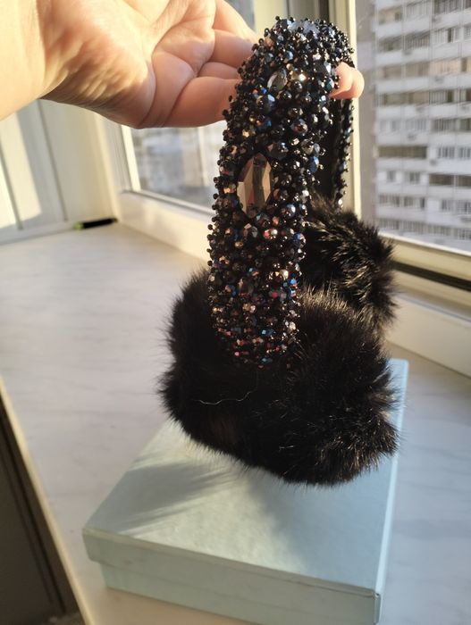 Хутряні зимові навушники