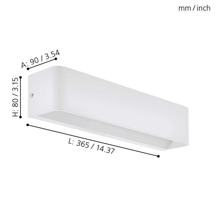 Lampa ścienna - EGLO SANIA 4  długa