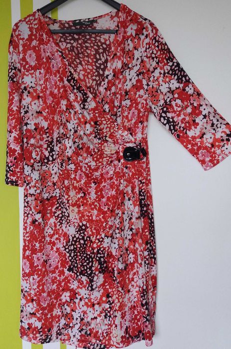 XL(48) Nowa sukienka z kopertowymi zakładkami My Own