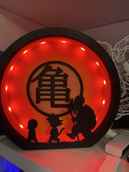 Luz de presença led dragon ball