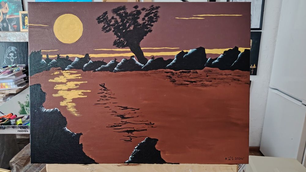 Obraz 55/75 cm natura na płótnie akryl