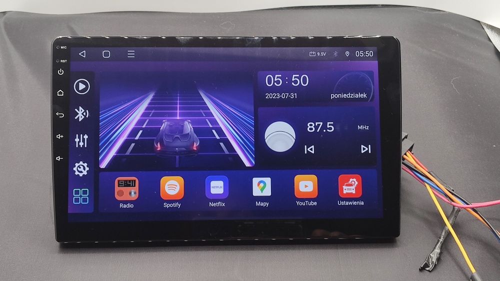 Montaż Android radia kamery cofania