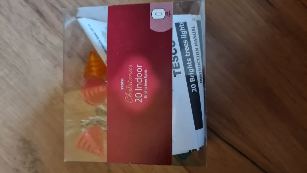 Lampki kolorowe choineczki