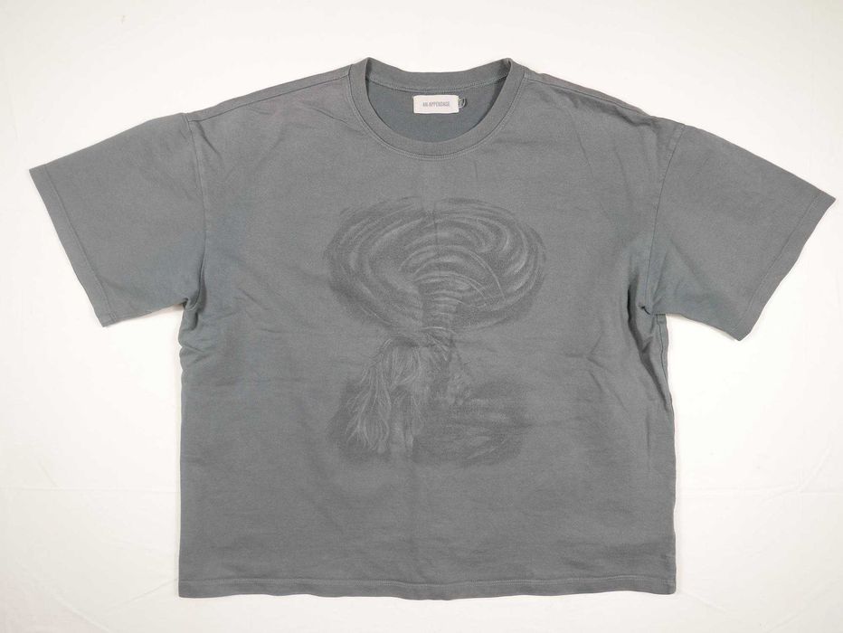 T-shirt AN-Appendage Tornado Tee Boxy Szara S