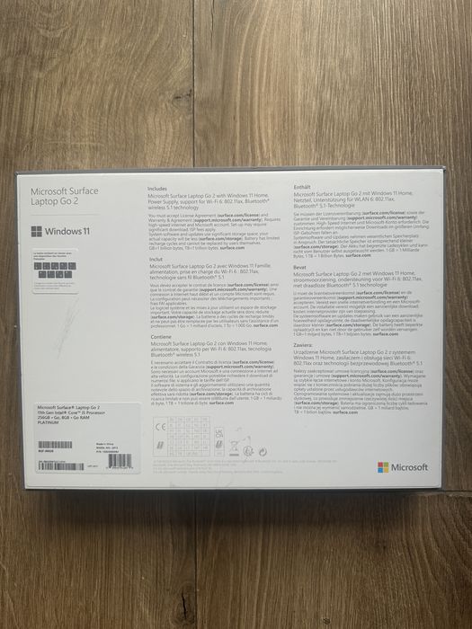 Microsoft Surface Laptop Go 2