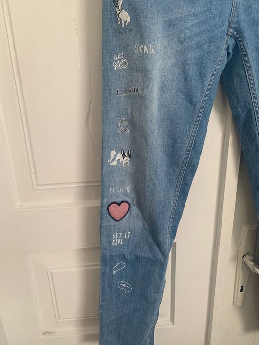 Spodnie jeansy Mohito