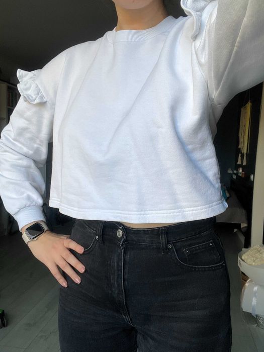 Вкорочений котоновий світшот Jeremy Jean С розмір