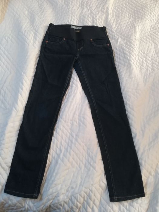 Spodnie ciążowe firmy Topshop Moto, model Baxter, rozmiar 36