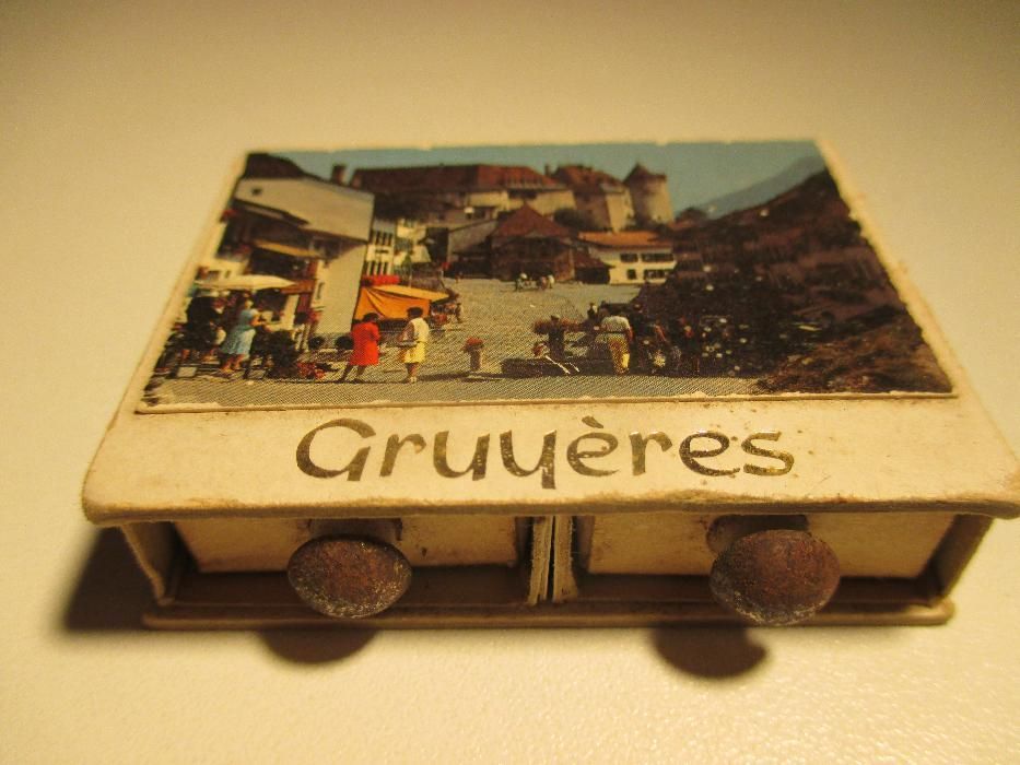 Caixa de fósforos Gruyères - Antiguidade rara