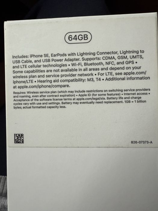 Продам iPhone 11 MX9P2LL/A iPhoneSE , White, 64 GB в гарному стані