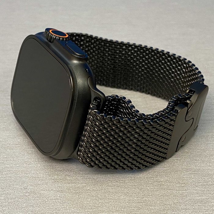 Apple Watch Ultra 2 (Black Titanium) – 49mm – Titanium Milanese Loop64284264291841121