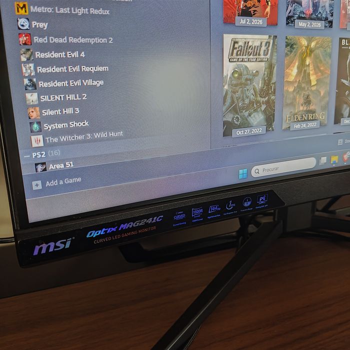 PC Gaming Ryzen 5 2600 | RX Vega 56 8GB | 16GB DDR4 + Monitor MSI Optix MAG241C 24" 144Hz