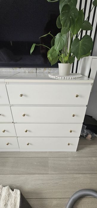 Biała komoda ikea 80x50x110
