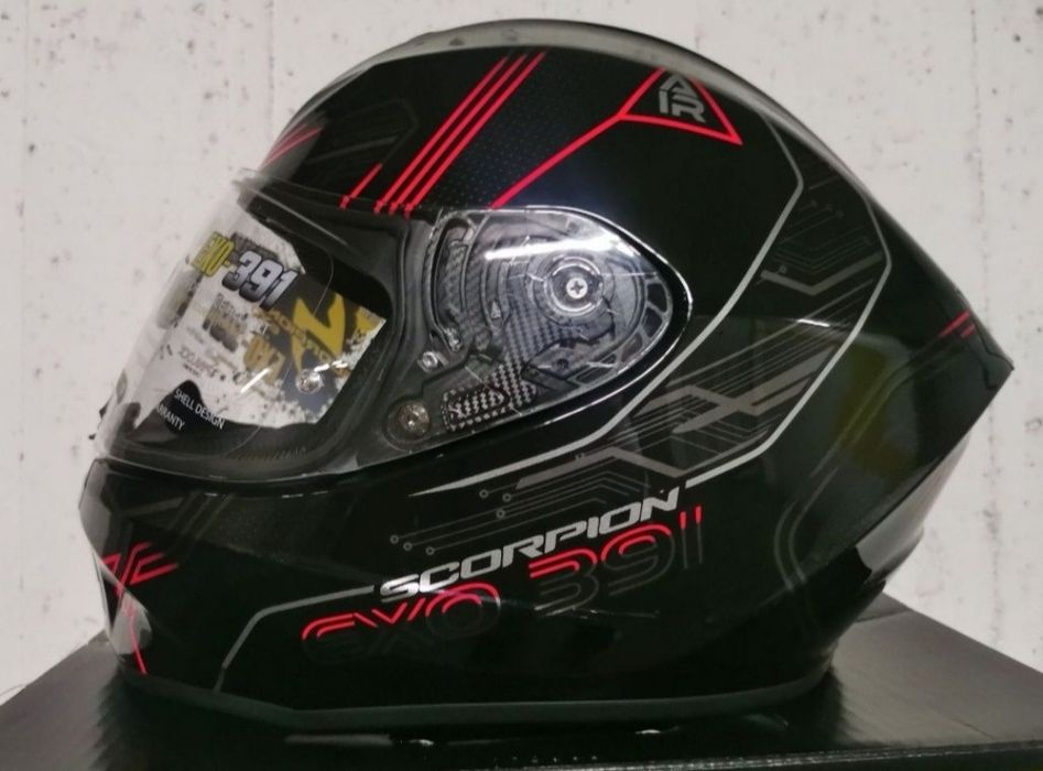Capacete Scorpion exo 391 spada Black / Red