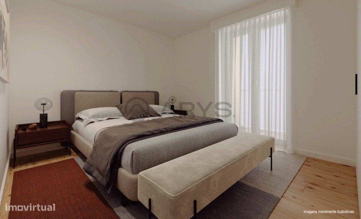 Apartamentos T1 no centro da cidade