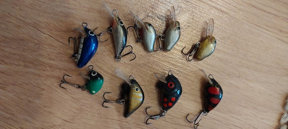 Woblery kleń okoń pstrąg zestaw