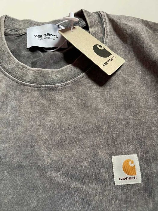 Футболка Carhartt Кархарт сіра футболка Carhartt T-shirt