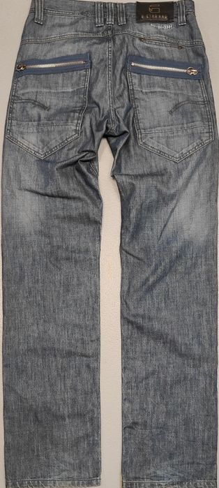 Wr) G-STAR RAW DENIM 3301 oryginalne męskie spodnie jeansowe Roz.31/34