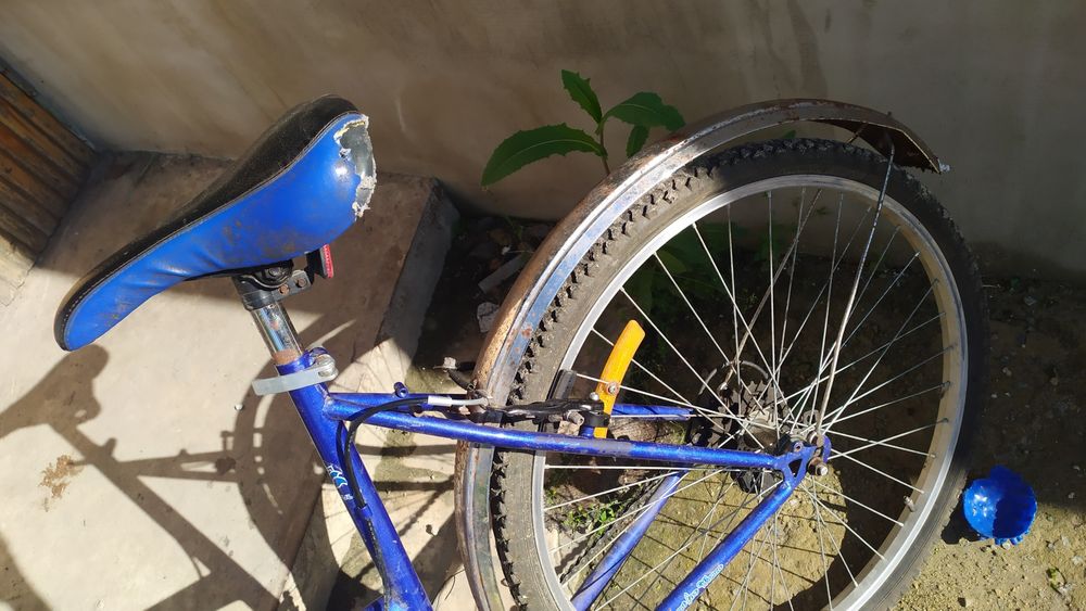 Велосипед на полном ходу