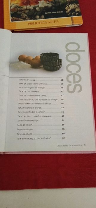Três livros de receitas-Biblioteca Activa