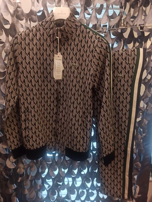 Dres Lacoste monogram czarny