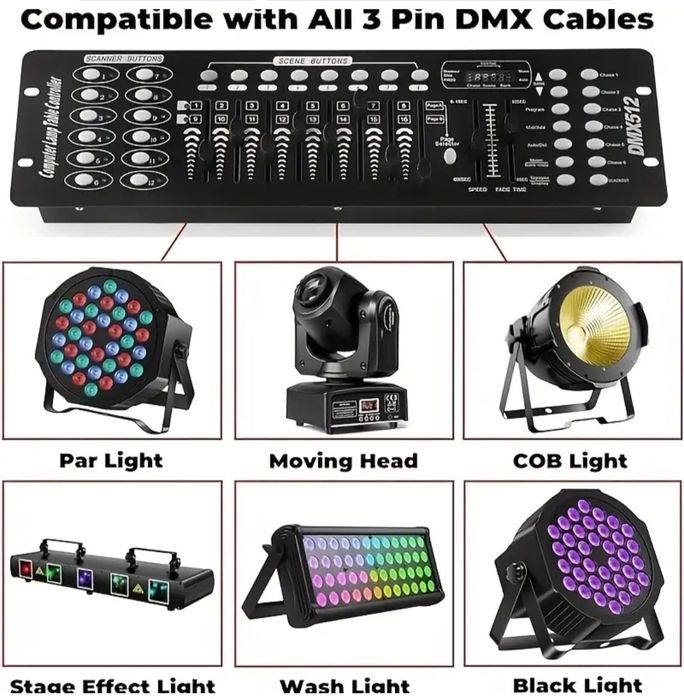Consola DMX512-192canais