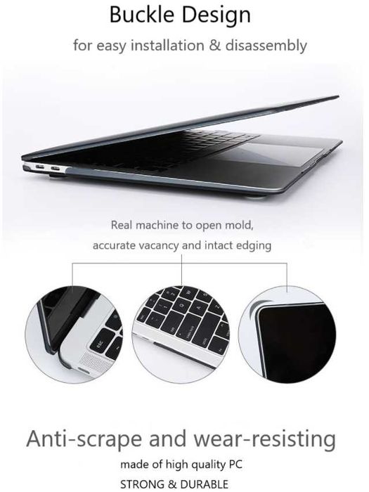 Чохол для ноутбука Macbook Air A1370 A1465 чорний, якісний