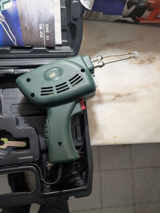 Pistola de Soldar Parkside PLP 180 | Novo, Completo com Acessórios