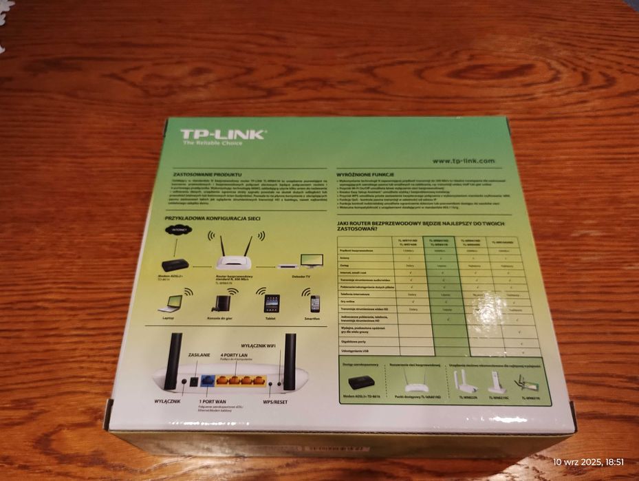 Router bezprzewodowy TP-Link TL-WR841N