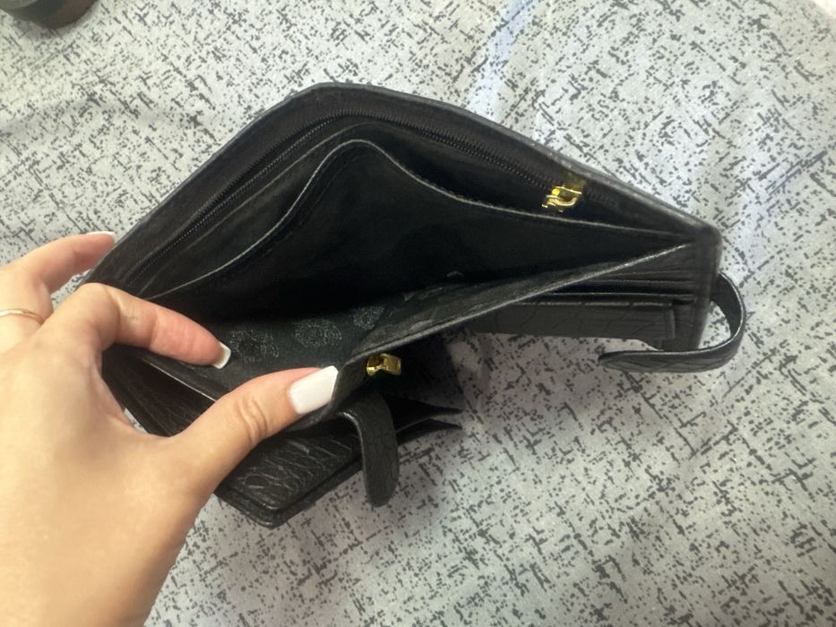 Кошелек кожаный Versace
