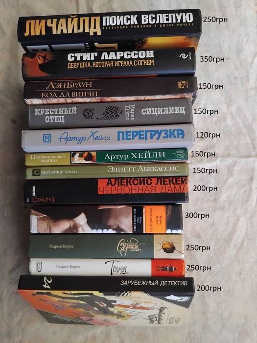 Детективы (Дэн Браун, Кортес, Кристи, Конан Дойл и др.)