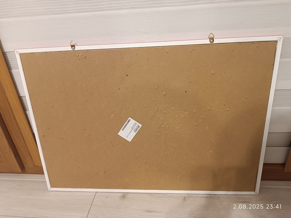 Tablica korkowa różowa 60x40