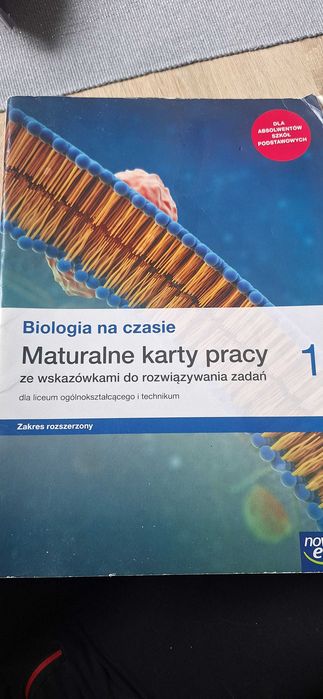 Maturalne karty pracy 1 biologia na czasie zakres rozszerzony