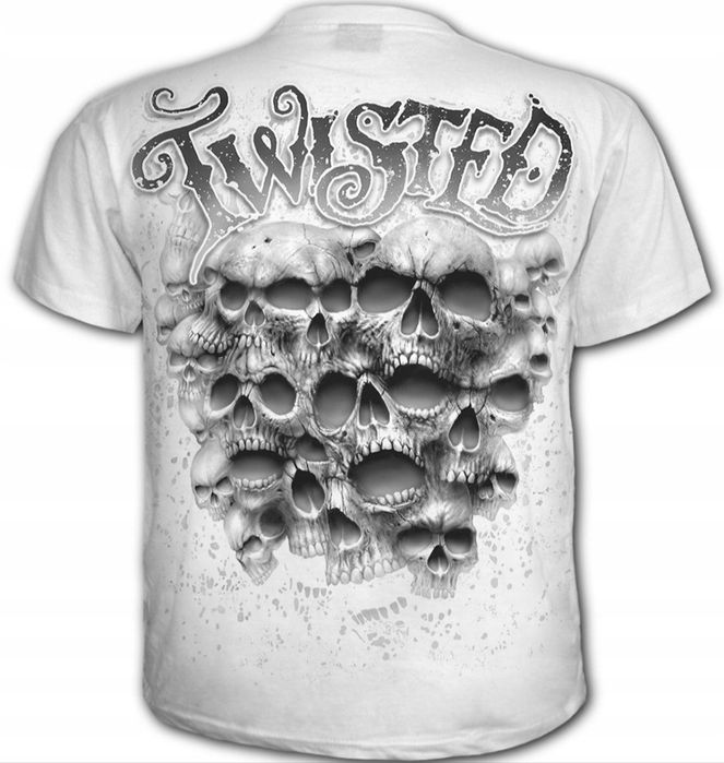OKAZJA Koszulka CZACHY Twisted Skulls Spiral Rozmiar XL Gratis-WYSYŁKA
